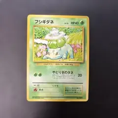 フシギダネ 旧裏 第1弾拡張パック 1996年 No.001 やどりぎのタネ フシギダネ 旧裏 第1弾拡張パック 1996年 No.001 やどりぎのタネ