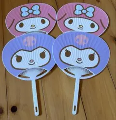 宇佐美 マイメロ クロミ ミニうちわ