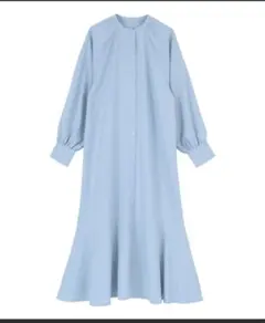 titivate ボリューム袖フレア切替ワンピース