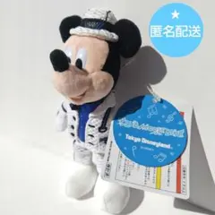 クラブマウスビート ミッキー ぬいぐるみバッジ 白ジャケット ぬいば クラビ