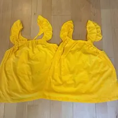 ZARA イエロー フリル キャミソール 2枚セット　152センチ