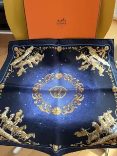 ❤お得なお品❤クリーニング済 エルメス カレ90 スカーフ エアコン対策