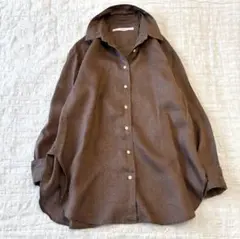 ✨美品 ポロラルフローレン 23年モデル リネン シャツ フロントリボン 