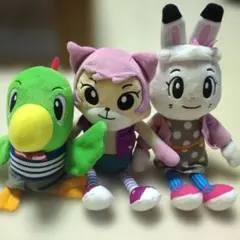しまじろうコンサート　なかよしトリオぬいぐるみ3体セットのサムネイル