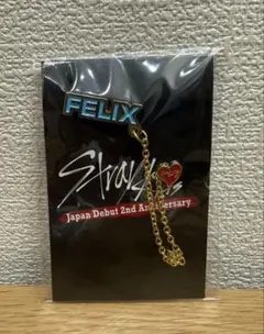 StrayKids オンラインくじ　D賞　チェーン付きピンズ　フィリックス