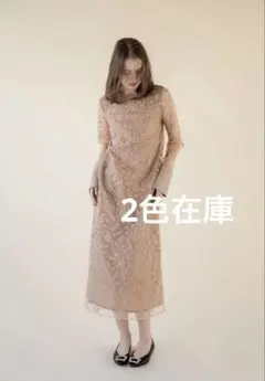 Acka. lace flare dress size2 - メルカリ