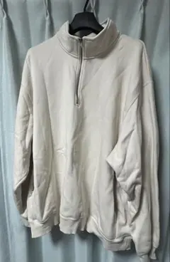 GU ヘビーウェイトスウェットハーフジッププルオーバー