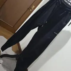 AMERICANA★新品同様★ 黒ジャージパンツ ドローストリング付き