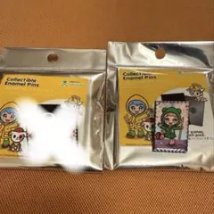 EXPO2025 イタリア　バチカン　エナメルピンバッジ　万博　女の子