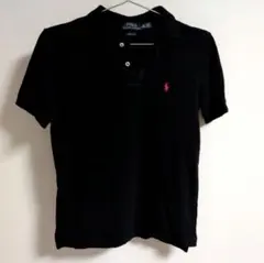 POLO RALPH LAUREN ポロシャツ ブラック 赤刺繍のサムネイル