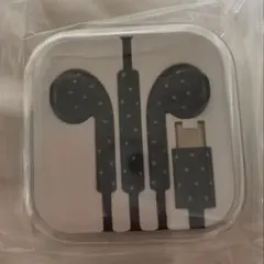 aeae 星柄 ブラック USB-C 有線イヤホン Type-C - メルカリ