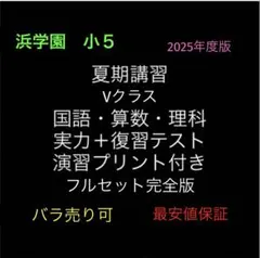 2026年最新】浜学園 公開テスト 小4の人気アイテム - メルカリ