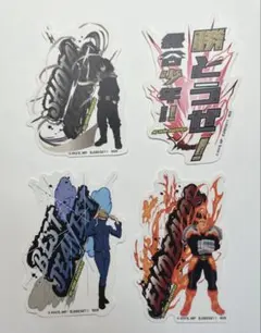 ヒロアカ　オールマイト　相澤消太　ベストジーニスト　など　モバイルステッカー