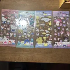 クリアキャンディーシール　サンリオ　４枚セット