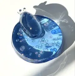 イルカ　クジラ　キーホルダーorヘアゴム　ブルー系