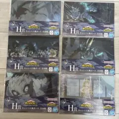 一番くじ 僕のヒーローアカデミア H賞 キャンバス風ボード　6点まとめ売り