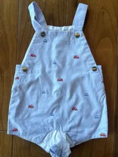 jacadi車柄オーバーオール 12M