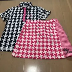 Kiss on the green 千鳥格子 シャツ スカート セットsize2のサムネイル
