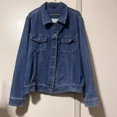 【お値下げ⭕️】濃いデニムブルー Gジャン ジーンズジャケット