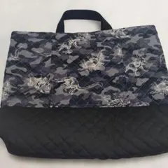 レッスンバッグ　恐竜　ハンドメイド　男の子　キルティング　入学　入園