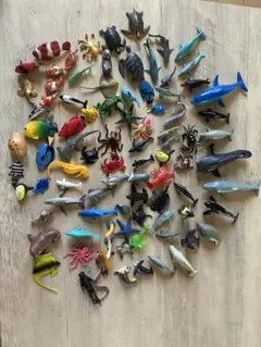 海洋生物フィギュアセット 90体