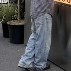 ✨USA super baggy wide✨Levi’s550 w38 l30のサムネイル
