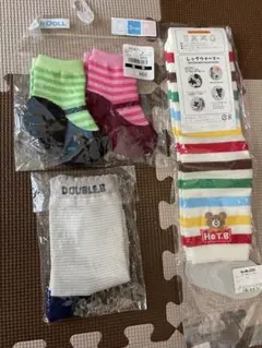 ミキハウス 靴下　レッグウォーマー　セット　女の子　男の子