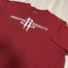 NBA ヒューストン・ロケッツ バスケ Tシャツ メンズXL チームロゴ 送料込