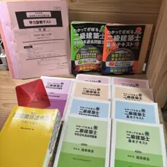 2025年度　日建学院　一級建築士 テキスト 問題集 法令集 参考書⭐︎未使用 Amazon.co.jp: 一級建築士 テキスト 問題集 法令集 2024 日建学院
