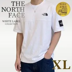 希少 2XL 韓国限定 ノースフェイス ロゴ ステッチ Tシャツ グレーXXL