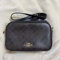 COACH ショルダーバッグ ダークブラウン