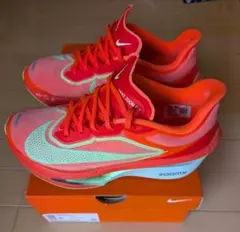 NIKE ZOOM FLY 6 オレンジ　26cm 箱付　中古美品