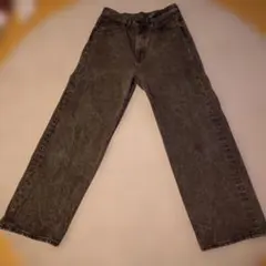 GU バギージーンズ ダークグレー 28inch