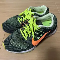Nike ランニングシューズ ブラック/グリーン/オレンジ