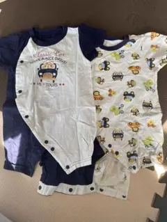 ロンパース 60~70cm クラシックカー柄