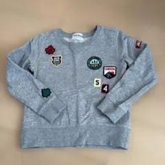 Jack Bunny パッチ付きトレーナー 130サイズ