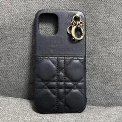 Dior ディオール iPhone12/12 proブラック スマホケース
