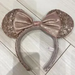 ディズニーリゾート ミニーマウス スパンコールカチューシャ