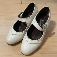Gallardo フラメンコシューズ ベージュ - メルカリ