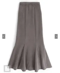 GRL スエードマーメイドスカート［dk930］ Lサイズ・チャコール