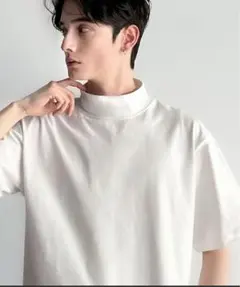 Classical elf】「ありそうでない。」綿100％ハイネック半袖Tシャツ
