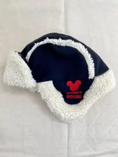 ディズニー　ミッキーマウス　ボアキャップ　キッズ　ベビー