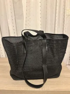ブラックかごバッグのサムネイル