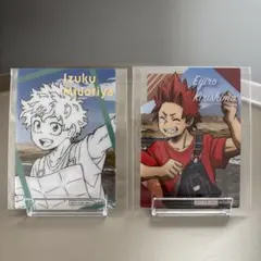 僕のヒーローアカデミア　ヒーロープラザ　緑谷出久 切島鋭児郎　クリアカード