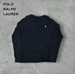 USA古着ラルフローレン刺繍ロゴワッフル長袖 カットソーTシャツ