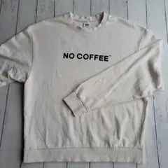 フルーツオブザルーム NO COFFEE フロントプリント トレーナー XL