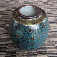 九谷焼 花瓶 壺 金彩 小紋 伝統工芸