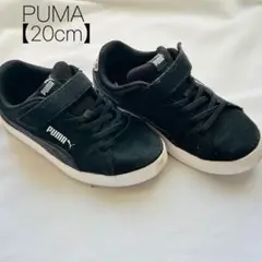 プーマ　コートフレックス マジックテープ　PUMA ブラック　白黒【20】