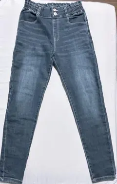 ダークデニム スリムフィットパンツ