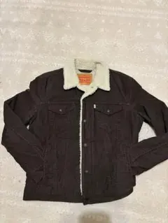 Levi's ボア襟付きジャケット M ダークブラウン